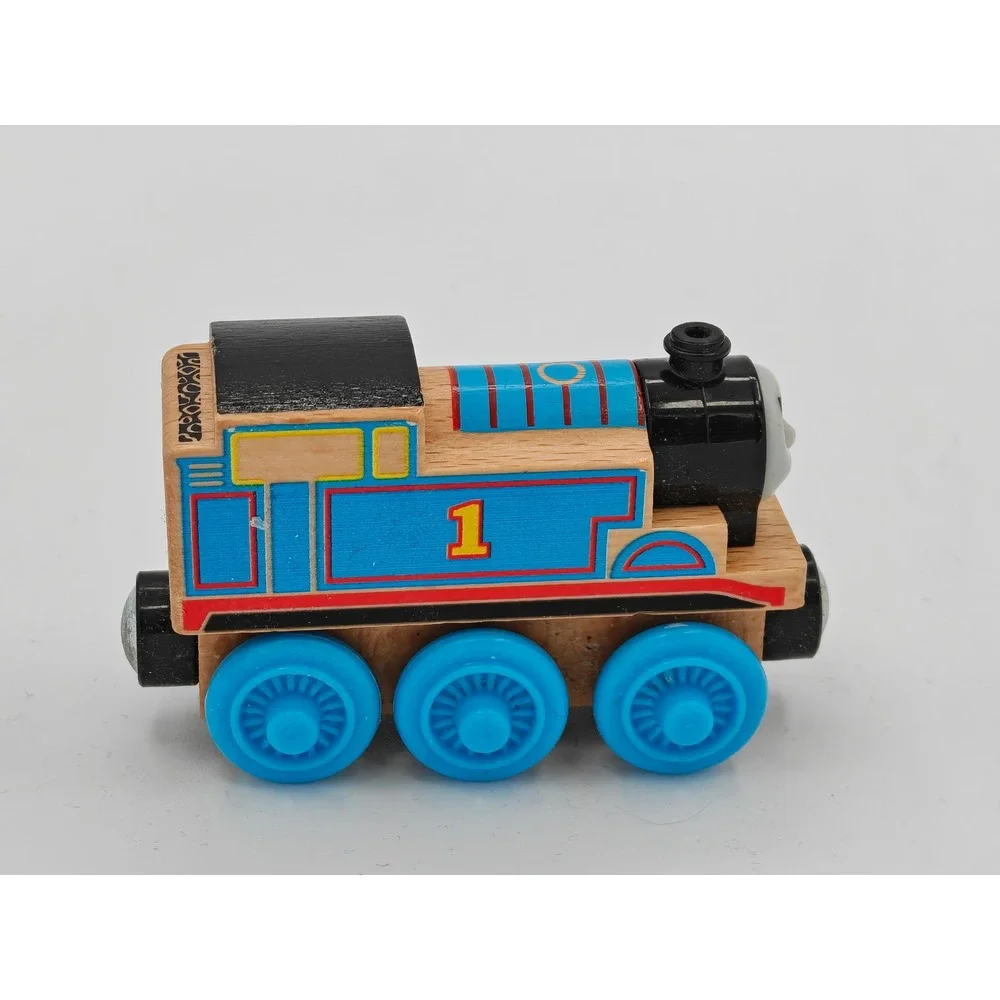 Thomas & Friends Wood Thomas the Tank Engine Magnetic Toy Train FHM16 Blue No. 1